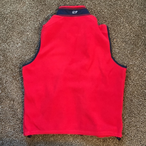 Vineyard Vines Mens Fleece Vest Small - Picture 5 of 6
